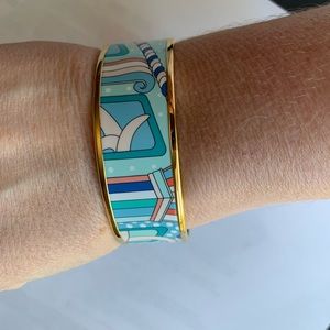 Hermès enamel bracelet NWT